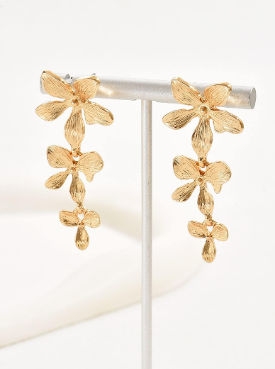 Flower Drop Earrings