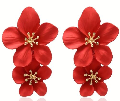 Double Flower - Red